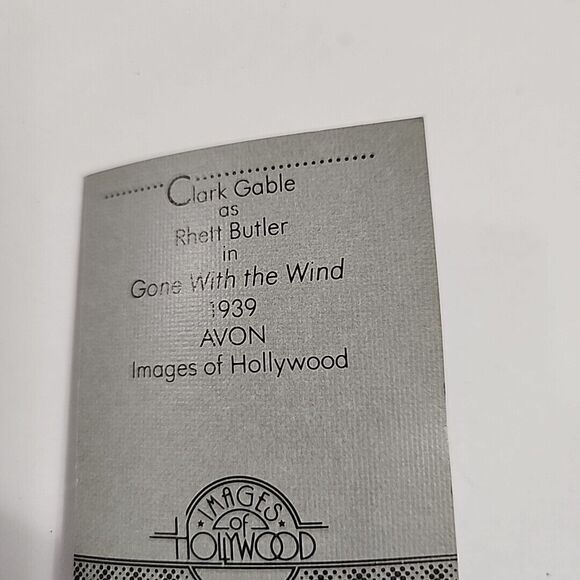 Avon 1984 Images of Hollywood Clark Gable as Rhett Butler in Gone With The Wind - Picture 8 of 11